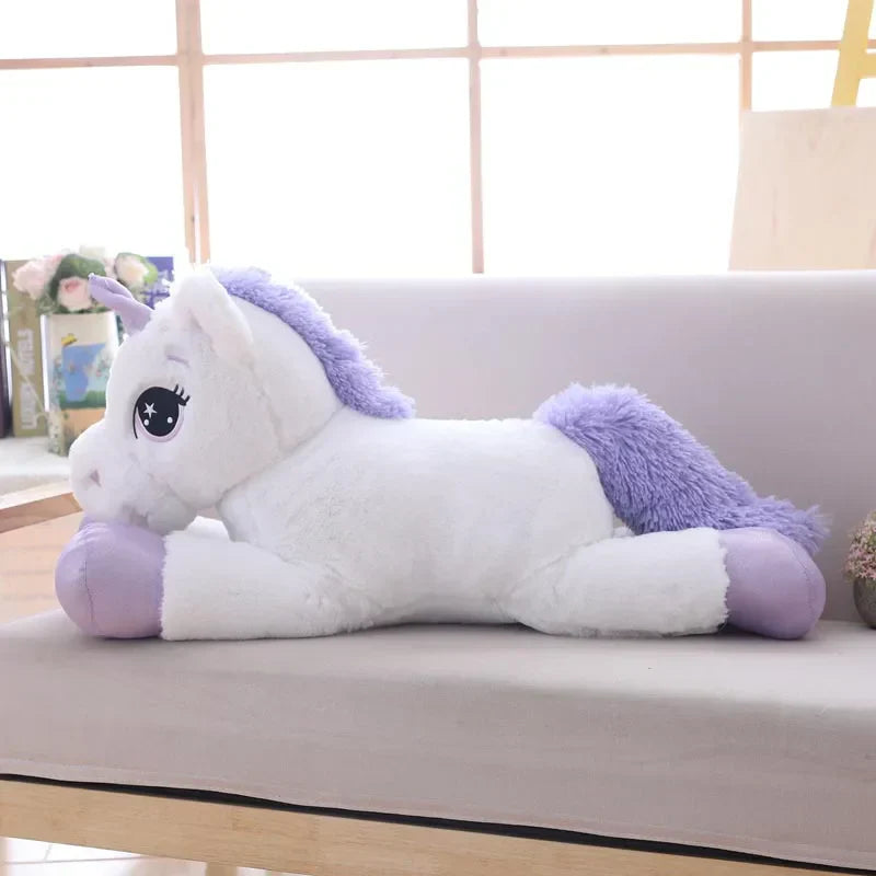 Giant unicorn stuffed animal