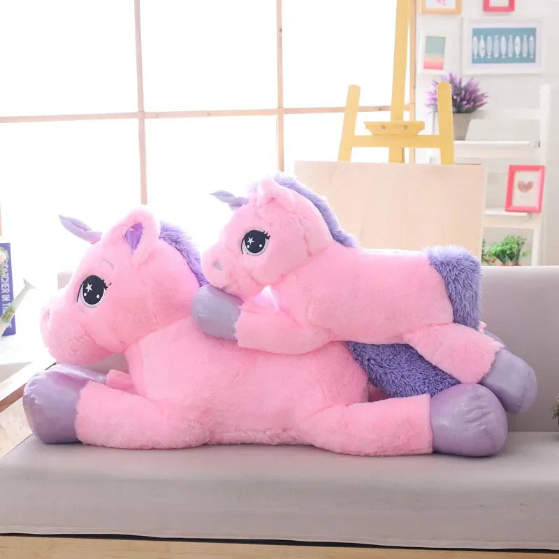 Giant unicorn stuffed animal