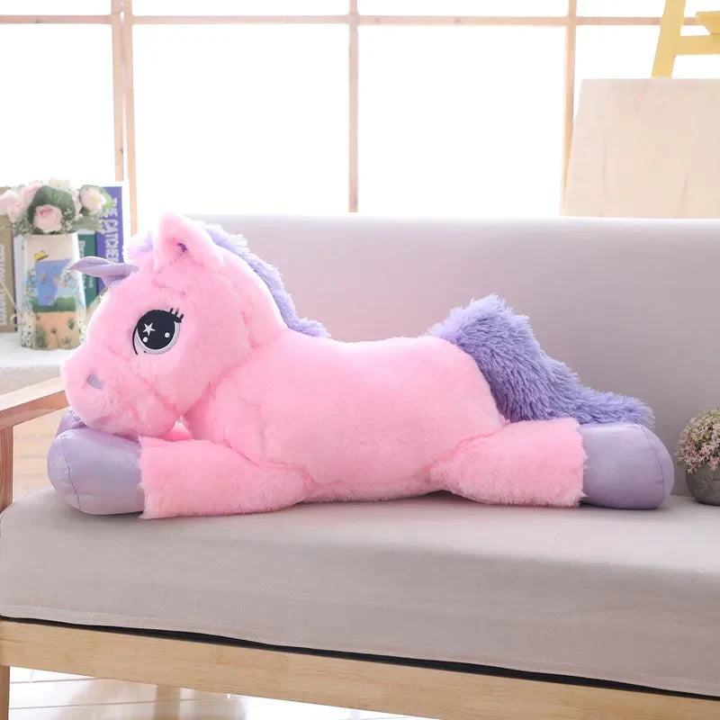 Giant unicorn stuffed animal