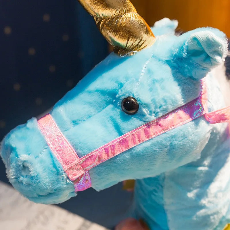 Large unicorn plush toy