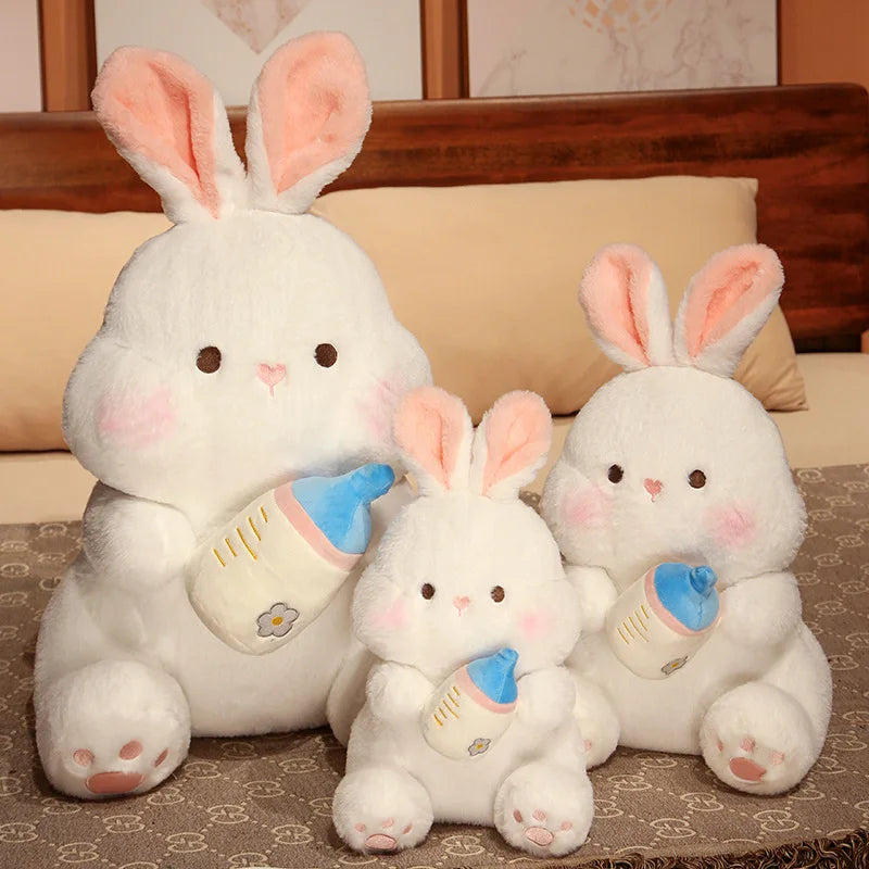 Fluffy bunny stuffed animal