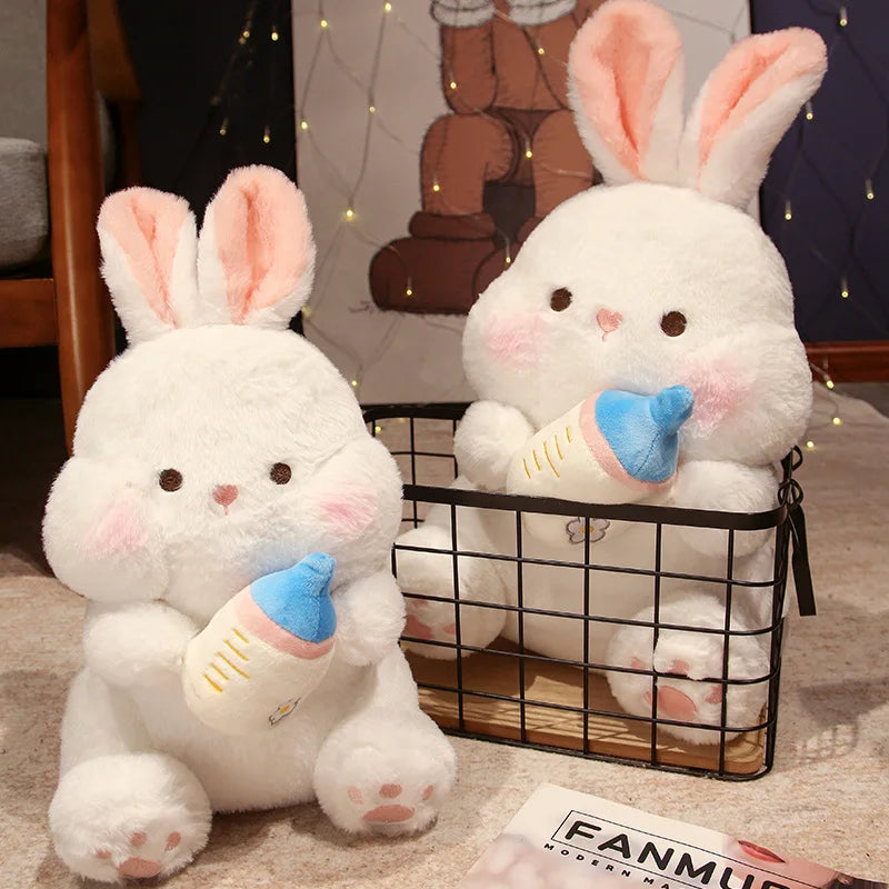 Fluffy bunny stuffed animal