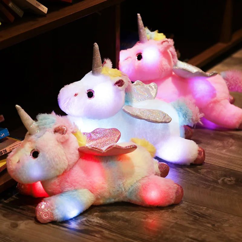 Led unicorn plush