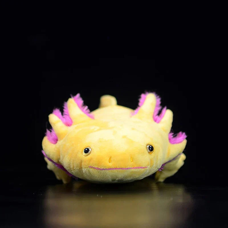 Realistic axolotl plush