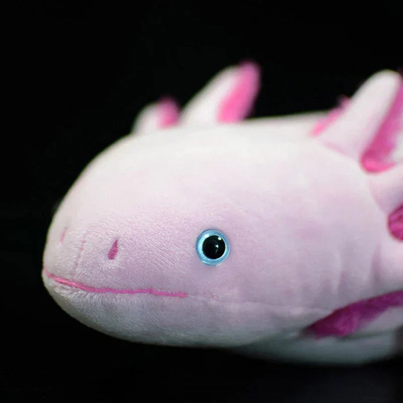 Realistic axolotl plush