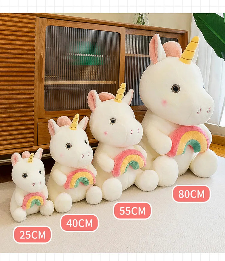 Unicorn rainbow plush