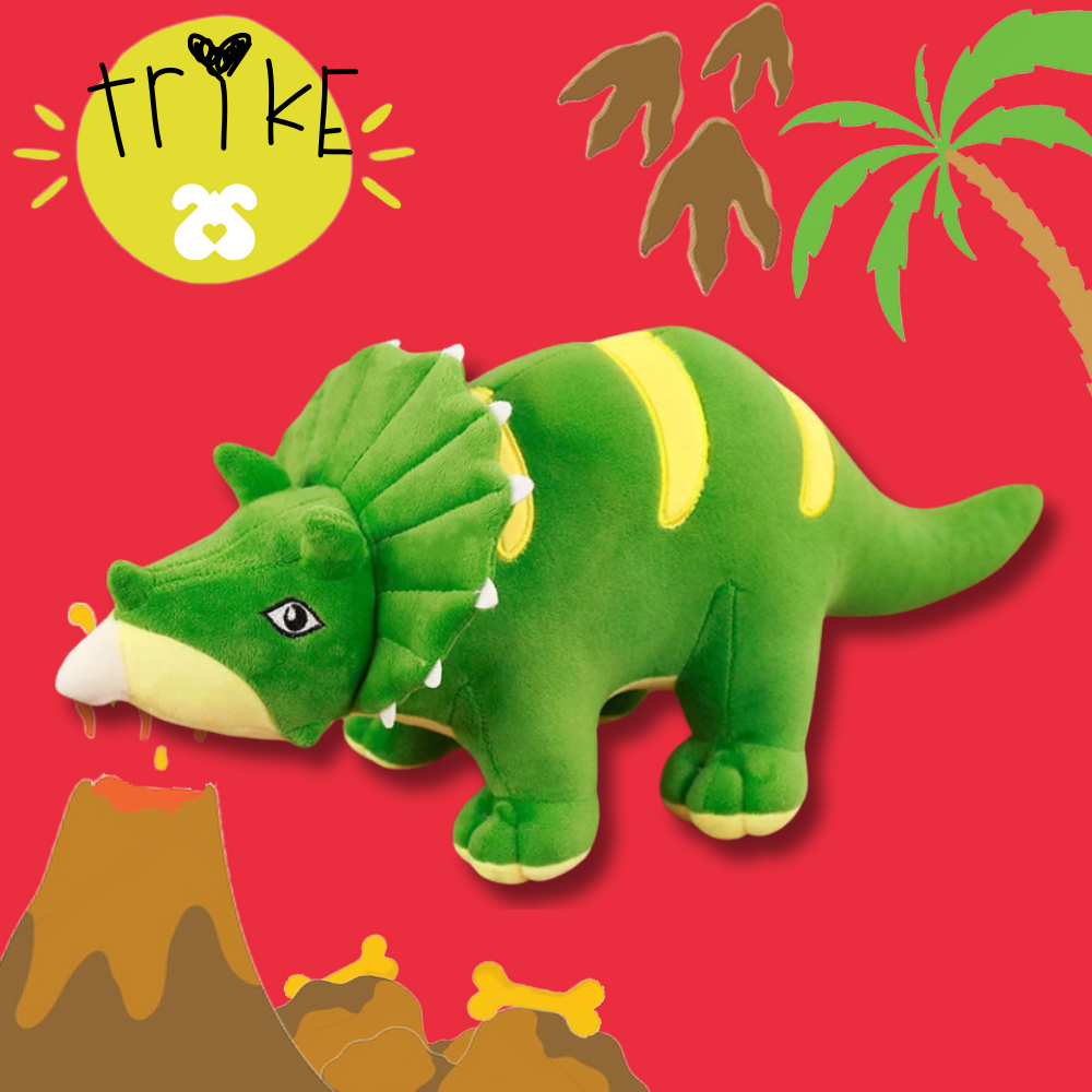 Giant triceratops plush